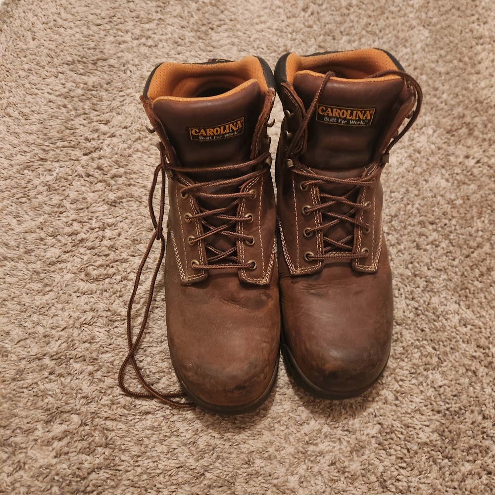 Carolina Brown Leather Steel Toe Boots
